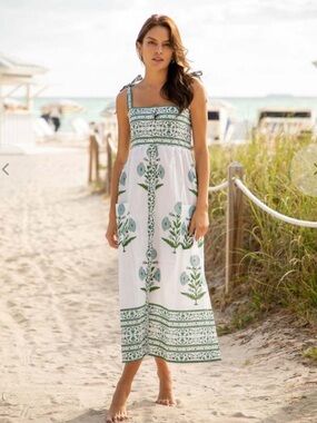 Bindu Dorothea block print dress